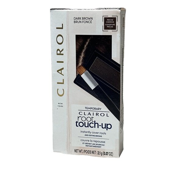 Clairol Root Touch-Up Temporary Hair Color Dark Brown 2.1g - Picture 1 of 3